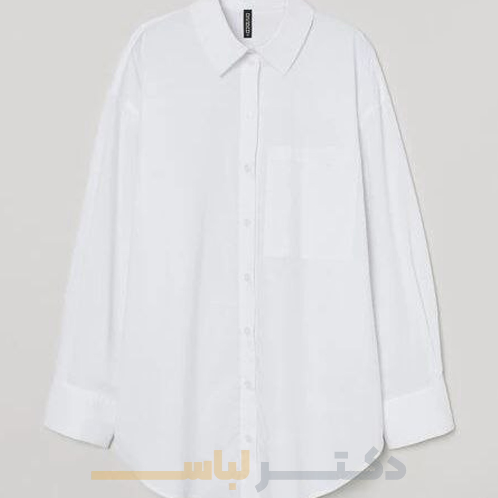 شومیز وارداتی(تک رنگ سفید)